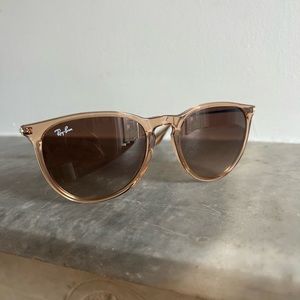 Ray-Ban Erika Color Mix Sunglasses - Transparent Brown [NWT]